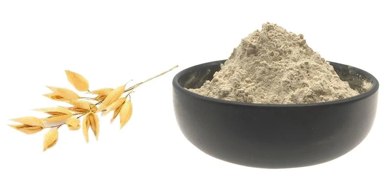 Oat peptide powder display